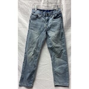 Levi's 502 Youth Size 7 Boys Jeans Adjustable Waist Relaxed Fit